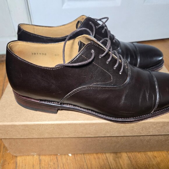 Meermin Dark Brown Cap Toe Oxford UK 9.5 (Goodyear welted) - Picture 2 of 6